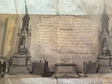 1886 antique MASONIC