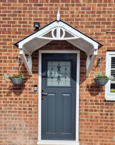 Rockingham door canopy width - rockingham,
