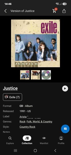 Exile justice tech - ~, cd