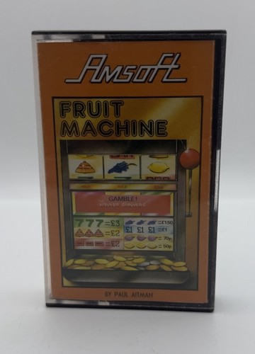 Amsoft fruit machine cassette - amsoft,