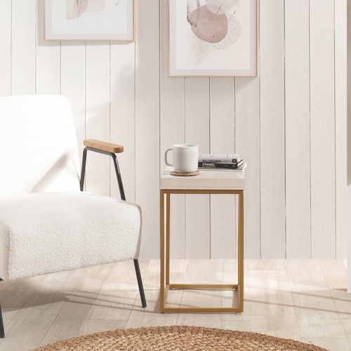 Small granite side table - small,