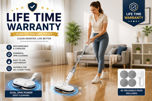 Electric floating mop - electric,