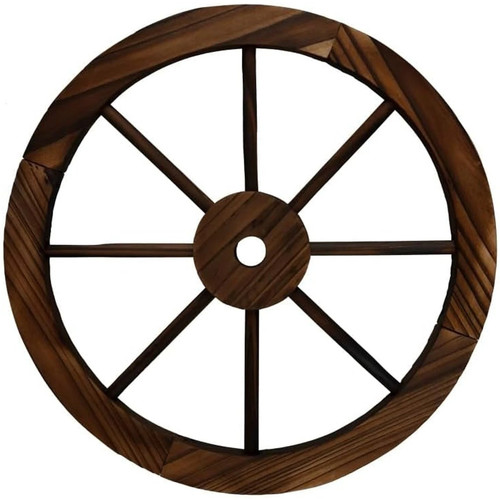 40cm garden burnt wooden - wooden, wagon