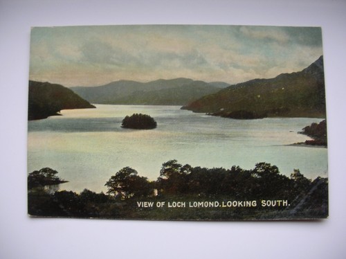 Loch lomond postcard - loch,