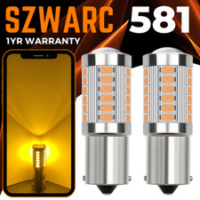 Bau15s Py21w 581 Amber Led Turn Signal Indicator Light Bulbs Lamp Car Orange