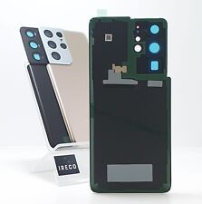 Replacement Samsung Galaxy S21 Ultra 5G Back Glass Battery Cover Lens Flash Logo