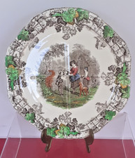 Beautiful Vintage Copeland Spode Byron Series No.2 Quartered Plate 26 cm dia