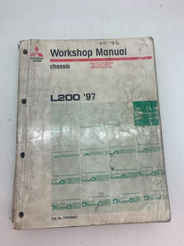 Mitsubishi workshop manual - workshop,