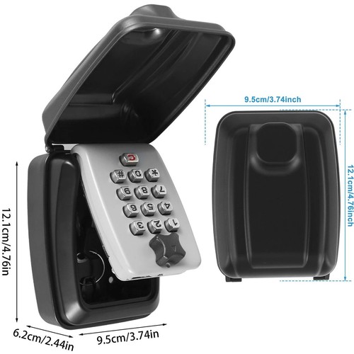 Wall mounted key safe - wall,