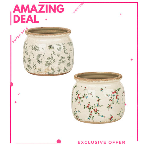 New set ceramic - ceramic, planters