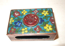 Art Nouveau Cloisonne Matchbox