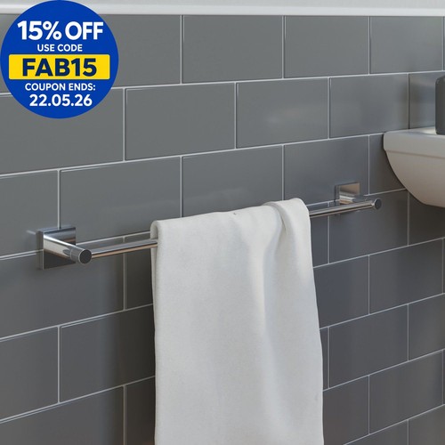 Bathroom towel rail holder - bathroom,