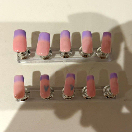 Handmade pink purple ombre - handmade,