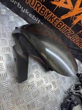 KAWASAKI ZX636 ZX6R 2005 2006 C1H C6F FRONT CARBON FENDER HUGGER MUDGUARD