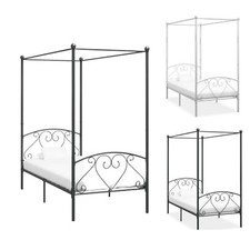 Canopy Frame Bed Modern Single