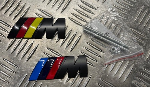 Bmw style metal grill badge - metal,
