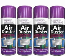 4x 200ml Compressed Air Duster