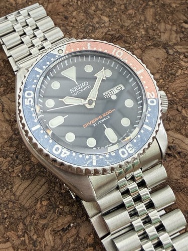 Seiko skx009j blue dial - skx009j, dial,