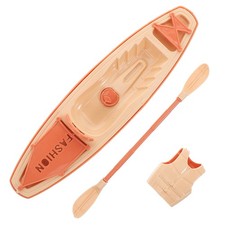  1 Set Realistic Plastic Kayak Models Set Plastic Canoe Model Handmade Detailed