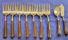 7 salad forks 2p sugar spoon
