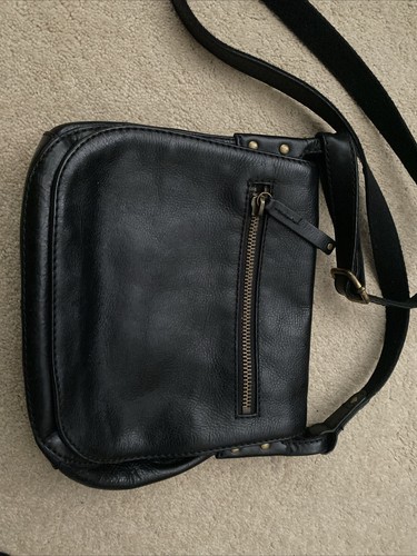 Fossil black leather - black,
