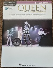 Hal Leonard Play Along Book for Trumpet QUEEN updated Version