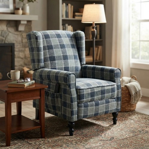 Durable grey recliner - chair,