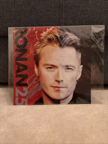 Ronan keating signed art card - signed,