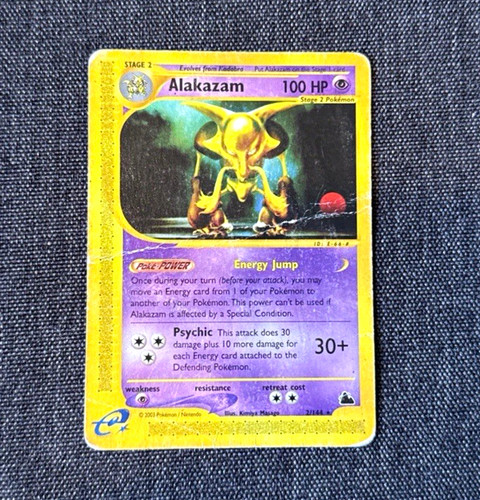 Alakazam skyridge holo rare - alakazam,