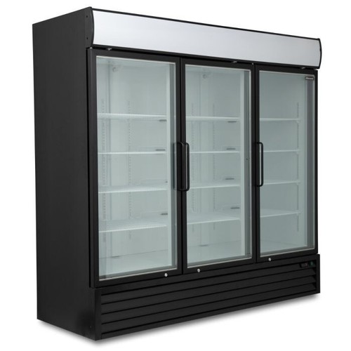 Glass door shop freezer - glass,