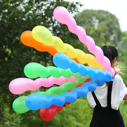 Large spiral balloons - spiral, wavy