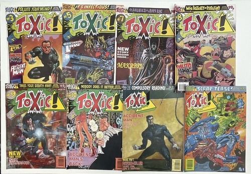 Toxic comics 1990s joblot - comics,