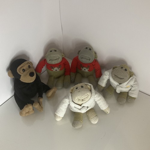Tips monkeys soft toys - , x5