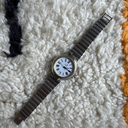 Dunhill quartz watch two - dunhill, two-tone