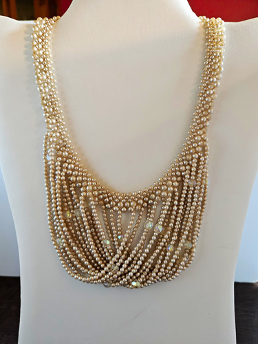 Vintage cream pearl - pearl, &
