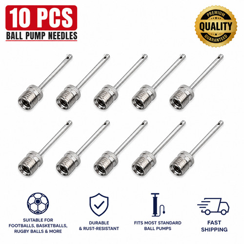 10x football pump ball needle - ball,