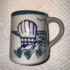 Great Bay Pottery USA Stoneware Mug Adirondack Chair