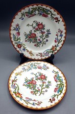 Pair of Antique Minton 'Cuckoo' Pattern 7" Side Plates - Pattern No. 3934