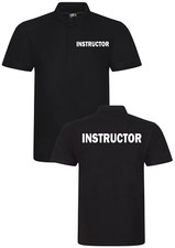 Driving Instructor POLO SHIRT Printed WORKWEAR Personal GYM Instructor Uniform 