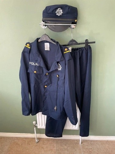 Policeman officer navy blue