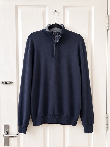 Massimo dutti navy funnel neck - dutti,