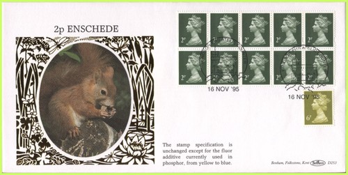 1995 2p enschede - g.b.,