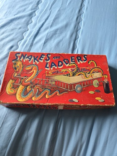 Vintage snakes and ladders - and,