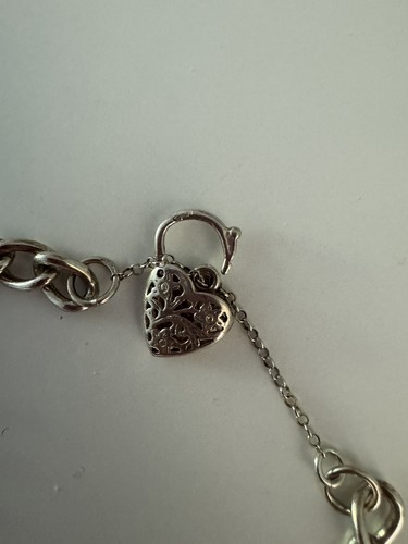 Antique silver bracelet - silver, with