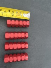 OLD SCHOOL BMX SKYWAY STYLE FREESTYLE RED AXLE PEGS (4) REDLINE MONGOOSE DECADE