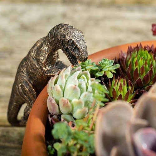 Resin dinosaur plant pot buddy - resin,