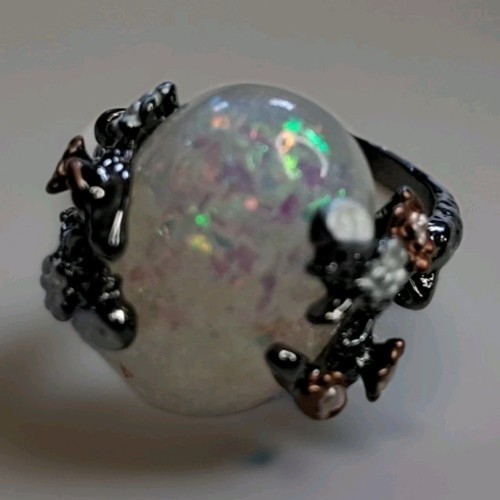 Faux fire opal tree - faux,