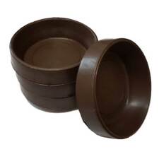Brown Rubber Castor Cups