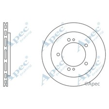 2x Brake Discs Vented For
