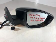 2013 VOLKSWAGEN SCIROCCO R LINE WING MIRROR DRIVER RIGHT 1K8857934A LC9X BLACK